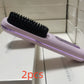 2 In 1 Straight Hair Comb Wireless Hair Straightener Brush Hair Fast Heating Portable Hot Curler USB Charging